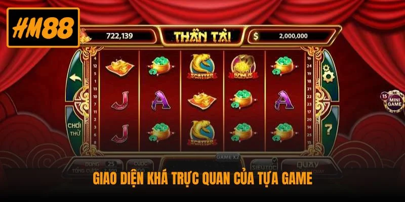 Giao diện khá trực quan của tựa game